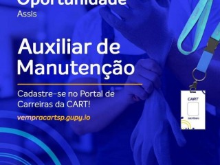 AUXILIAR DE MANUTENÇÃO