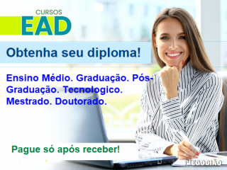 Diploma em Graduação Online - Pague spo após visualização