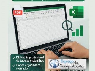 Digitamos suas Tabelas em Excel Editável