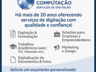 Serviços de Digitação Profissional